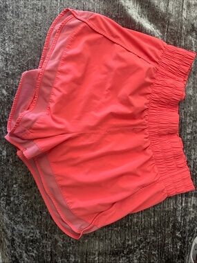 Women’s Elastic Waist Athletic Shorts in Red